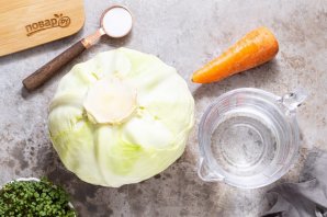 Капуста квашеная кусками