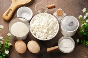 Творожный пирог с манкой Творожный пирог с манкой