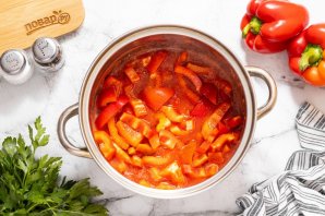 Перец с фасолью на зиму