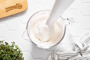 Домашний постный майонез Домашний постный майонез
