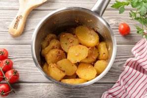 Картофель на гриле
