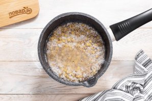 Киноа с рисом и чечевицей