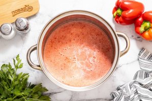 Перец с фасолью на зиму