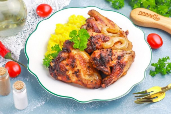 Шашлык из куриных крылышек Шашлык из куриных крылышек