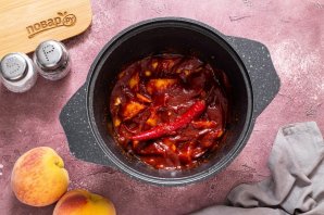 Персиковый соус барбекю Персиковый соус барбекю