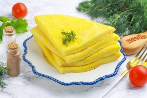 Омлет на молоке на сковороде Омлет на молоке на сковороде