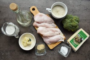 Рисовая запеканка с брокколи