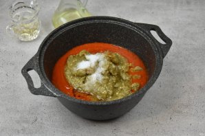 Айвар из печеных овощей