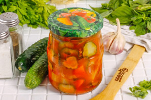 Лечо из огурцов на зиму