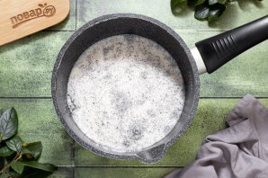 Пудинг с черным кунжутом Пудинг с черным кунжутом