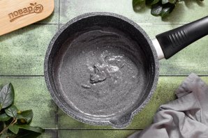 Пудинг с черным кунжутом Пудинг с черным кунжутом