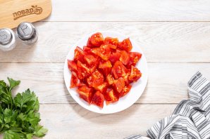 Рагу из баклажанов и кабачков Рагу из баклажанов и кабачков