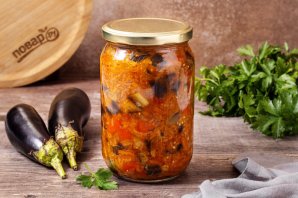 Солянка с баклажанами