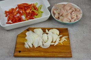 Стир-фрай из курицы