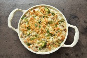 Рисовая запеканка с брокколи Рисовая запеканка с брокколи