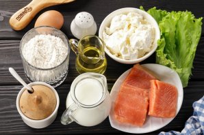 Блины с красной рыбой Блины с красной рыбой