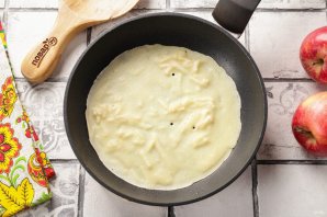 Яблочные блинчики Яблочные блинчики
