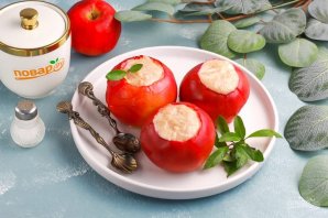 Яблоки запеченные с творогом Яблоки запеченные с творогом