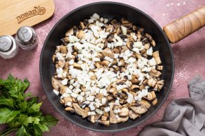 Картофельный пирог с грибами