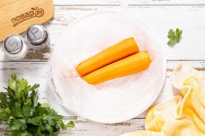 Морковь в микроволновке
