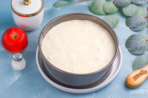 Пирог с яблоками и бананами