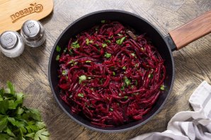 Салат из жареной свеклы