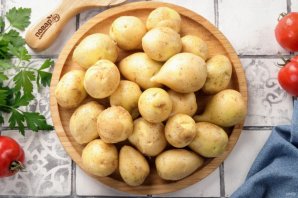 Шашлык из картофеля