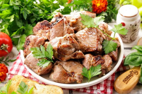 Шашлык из свиной шеи