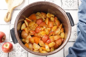 Варенье из яблок с апельсинами в мультиварке