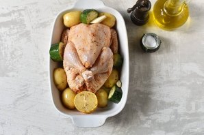 Запечённая курица Запечённая курица