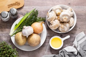 Постные фаршированные грибы