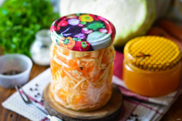Капуста квашеная с медом Капуста квашеная с медом