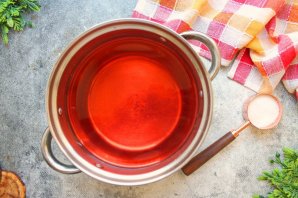 Компот из ранеток и слив