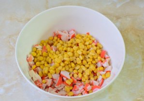 Крабовый салат с огурцом без риса Крабовый салат с огурцом без риса