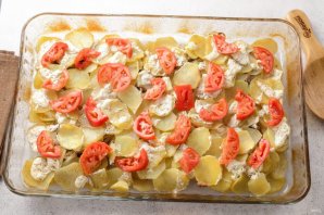 Мясо по-французски с картошкой и грибами Мясо по-французски с картошкой и грибами