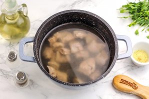 Мясо с консервированной фасолью Мясо с консервированной фасолью