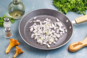 Пирог с лисичками и сыром Пирог с лисичками и сыром