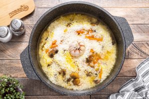 Плов с грибами