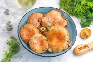Рагу из рыжиков