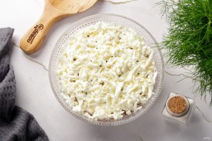 Салат "Мимоза" без моркови
