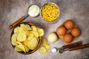 Салат с чипсами Салат с чипсами