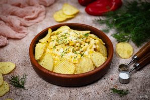 Салат с чипсами Салат с чипсами