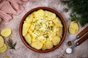 Салат с чипсами Салат с чипсами