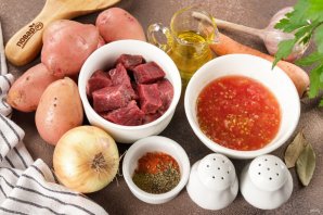 Суп с говядиной и картошкой