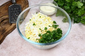 Сырный салат классический