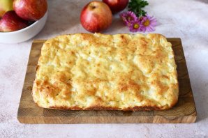 Пирог из творога и яблок Пирог из творога и яблок