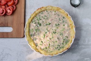 Пирог с тунцом и картофелем Пирог с тунцом и картофелем