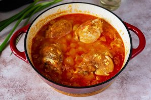 Курица в остром соусе