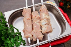 Шашлык с лимоном